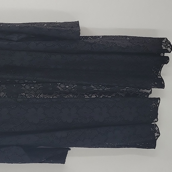 Elegant Lace Kimono Black - Picture 5 of 15